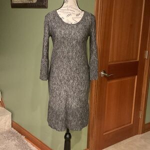 NWT Max Studio Charcoal Long Sleeve Dress, Size XS